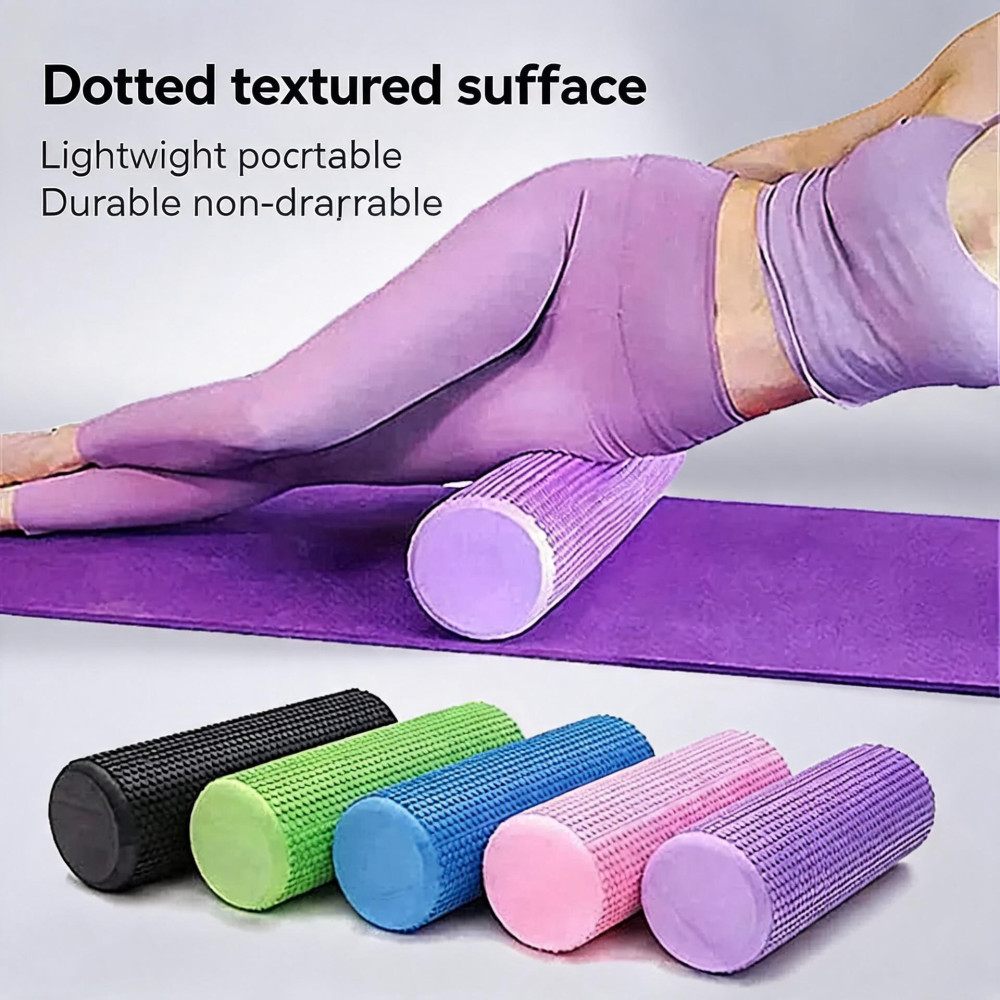Pilates Yoga Roller - أسطوانة يوغا دائرية من رغوة EVA،