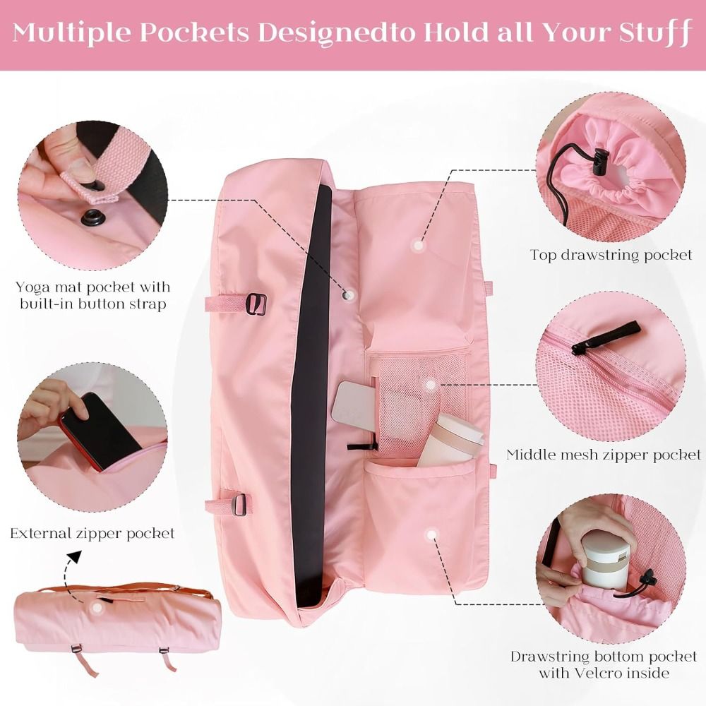 Yoga Mat Bag Carrier - حقيبة جديدة مقاومة للماء لحمل حصيرة