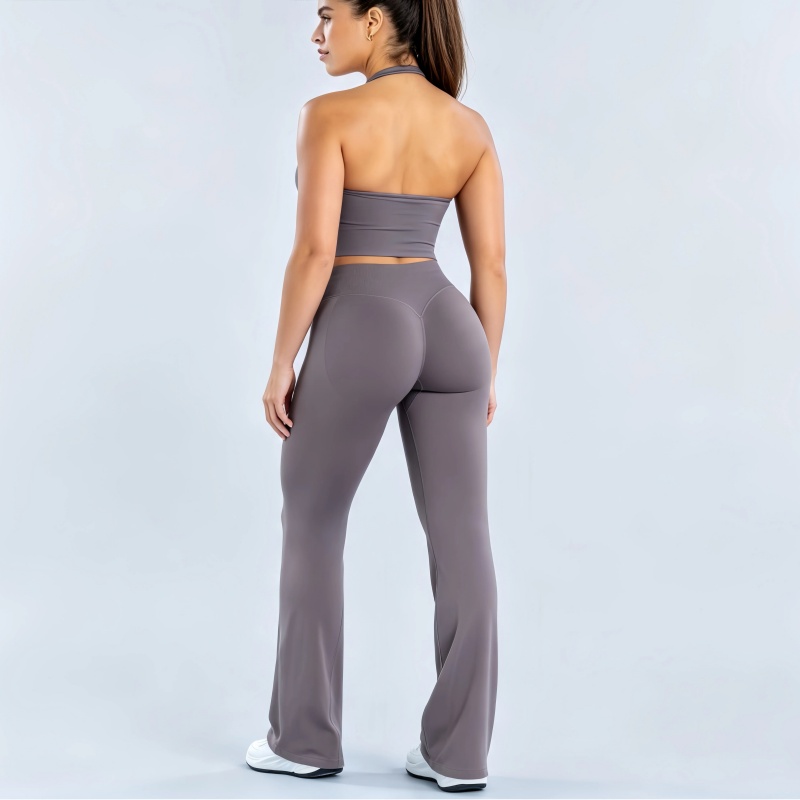 Pilates Yoga Legging - طقم يوغا نسائي من قطعتين من