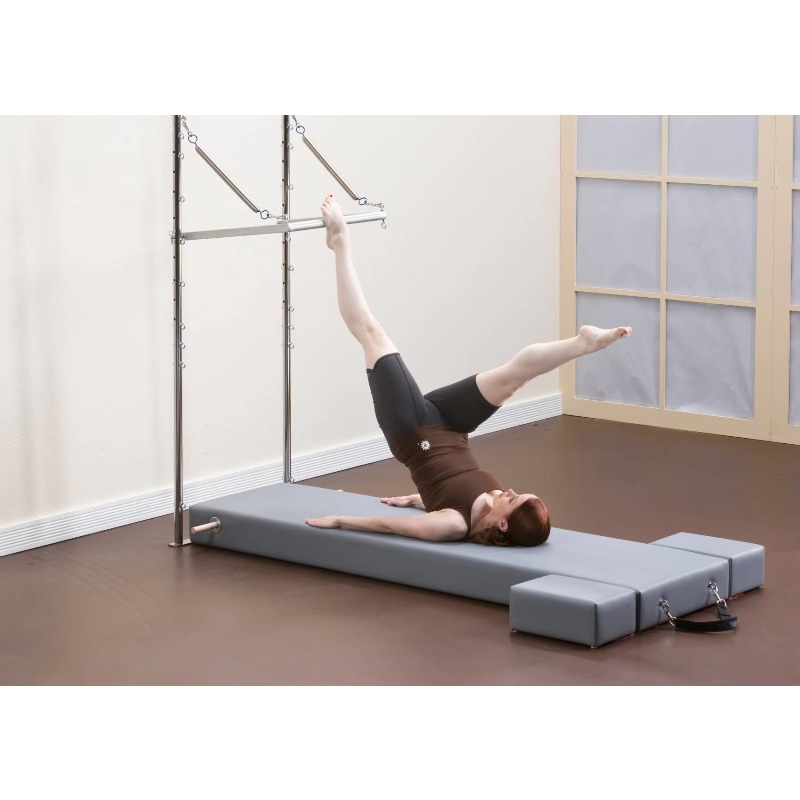 Pilates Yoga Reformer - سرير تدريب بيلاتس خشبي قابل للتعديل