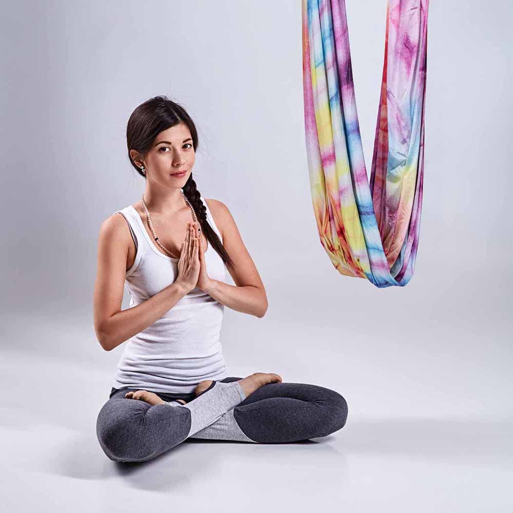 Aerial Silk Hammock - طقم حرير هوائي بطول 9 ياردات،