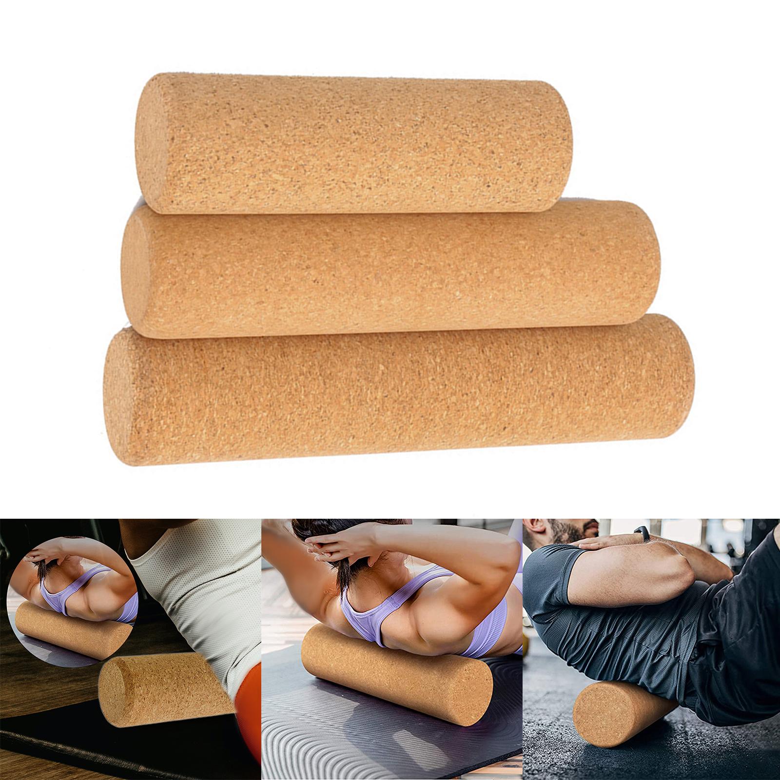 Yoga Block Cork - أسطوانة تدليك العضلات، عمود يوجا من