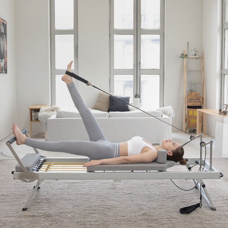 Pilates Yoga For Weight Loss - معدات مصلح بيلاتيس كبيرة قابلة للطي،