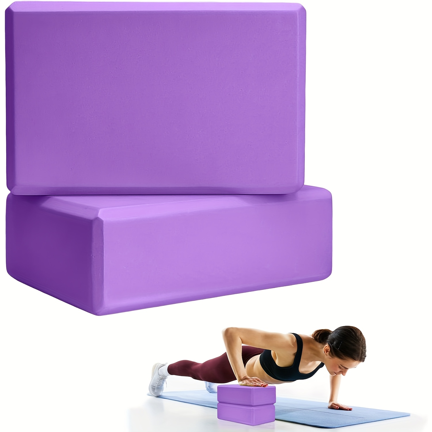 1/2 قطعة رياضة رغوة الطوب التد - مراجعة Yoga Block Cork وسعره