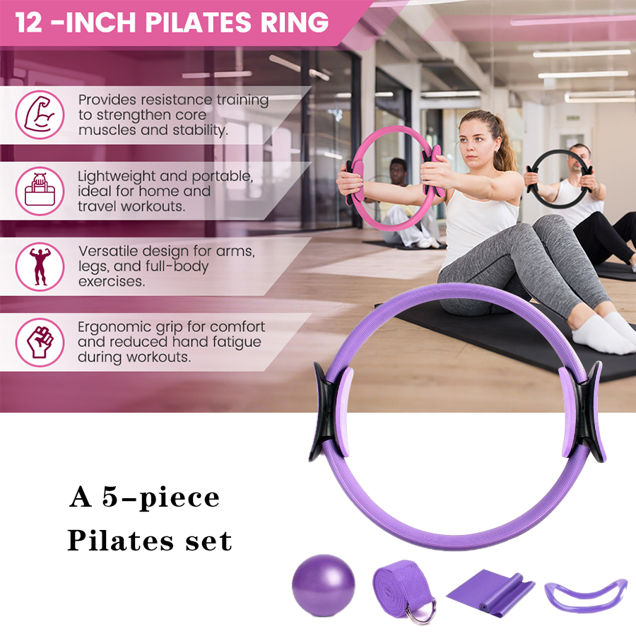 شعار مخصص المرأة خمس قطع بيلات - مراجعة Pilates Yoga For Weight Loss وسعره