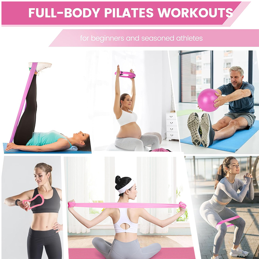 شعار مخصص المرأة خمس قطع بيلات - مراجعة Pilates Yoga For Weight Loss وسعره
