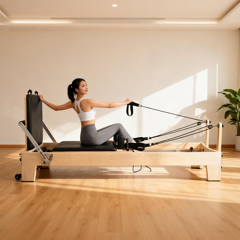جهاز بيلاتس ريفورمر محمول قابل - مراجعة Pilates Yoga Reformer وسعره