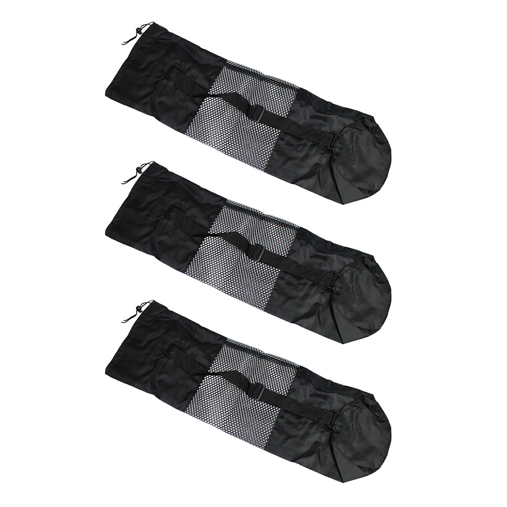 3 قطع من حقائب اليوغا الشبكية  - مراجعة Yoga Mat Bag Carrier وسعره