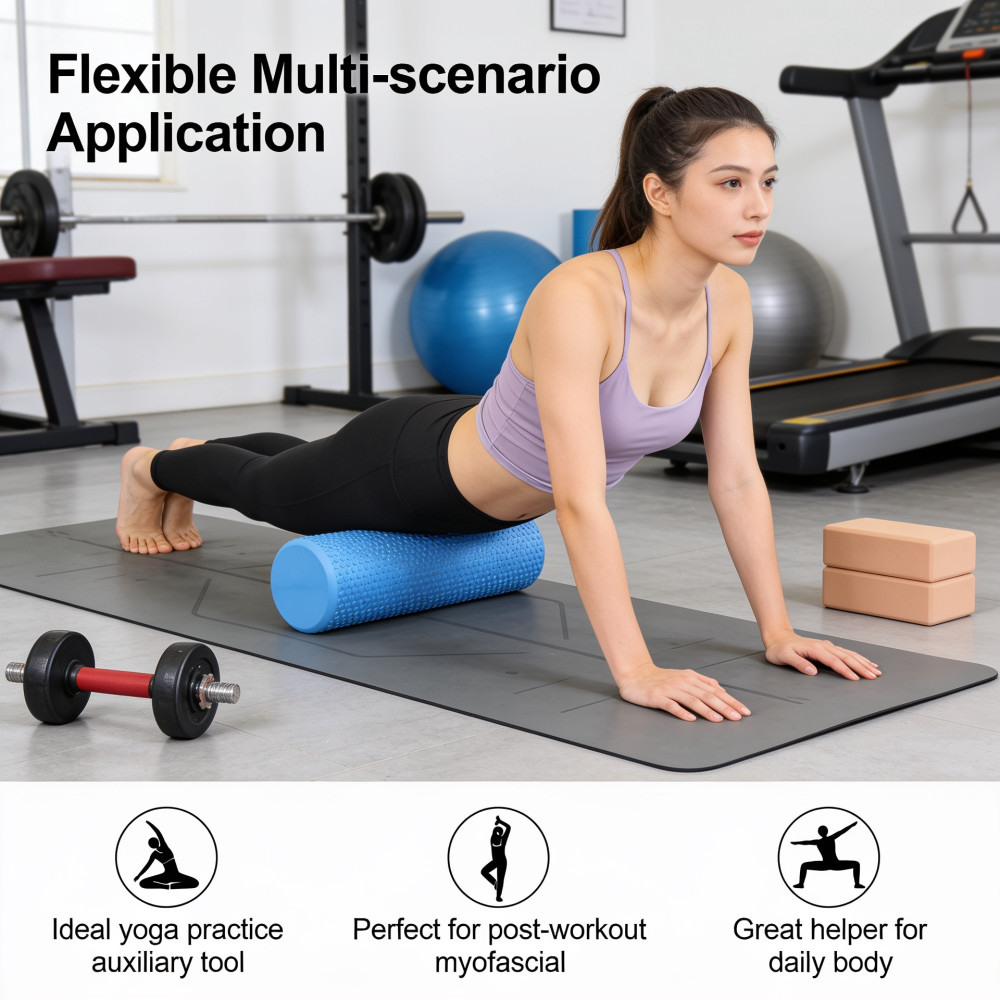 أسطوانة يوغا دائرية من رغوة EV - مراجعة Pilates Yoga Roller وسعره
