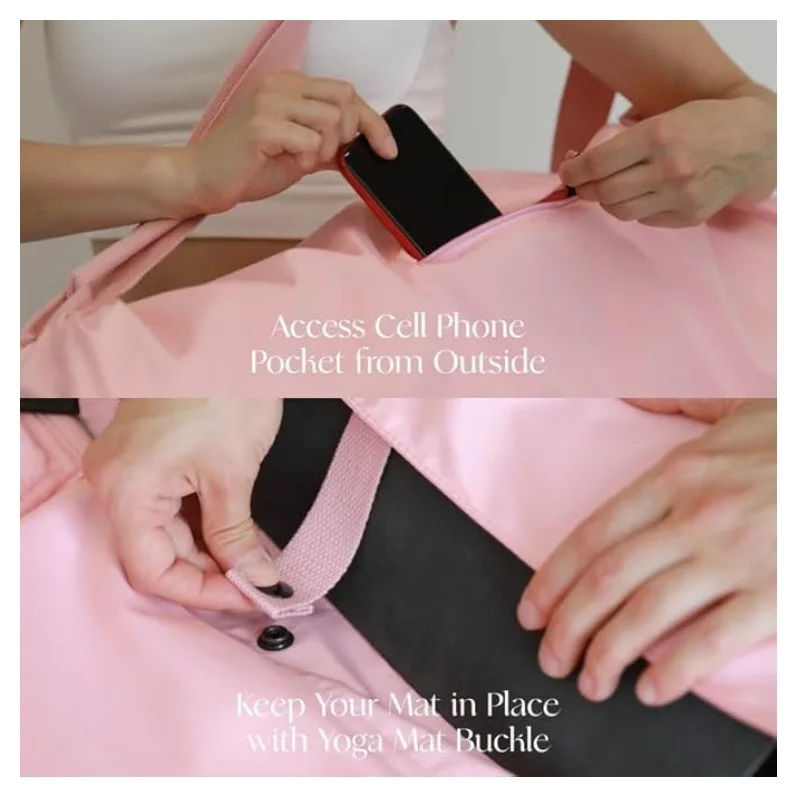 حقيبة بساط اليوجا مع جيب لزجاج - مراجعة Yoga Mat Bag Carrier وسعره