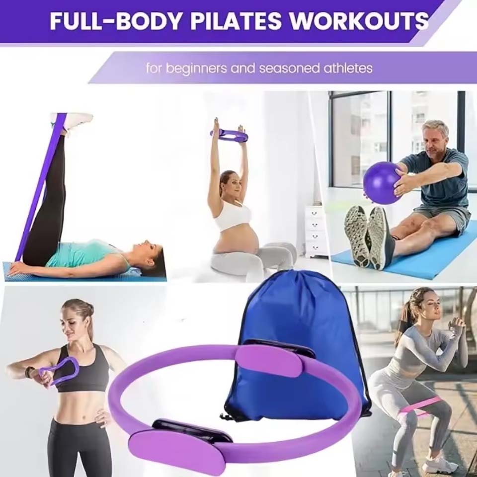 مجموعة من 13 قطعة لتمارين اليو - مراجعة Pilates Yoga For Weight Loss وسعره