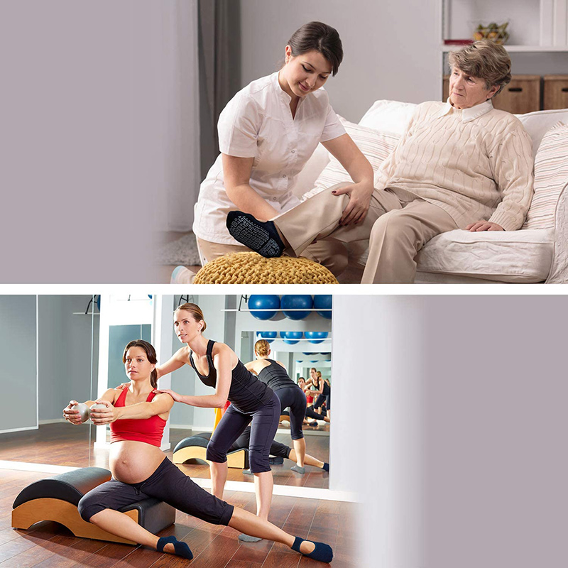 جوارب يوجا للنساء مع قبضة وجوا - مراجعة Pilates Yoga Barre وسعره