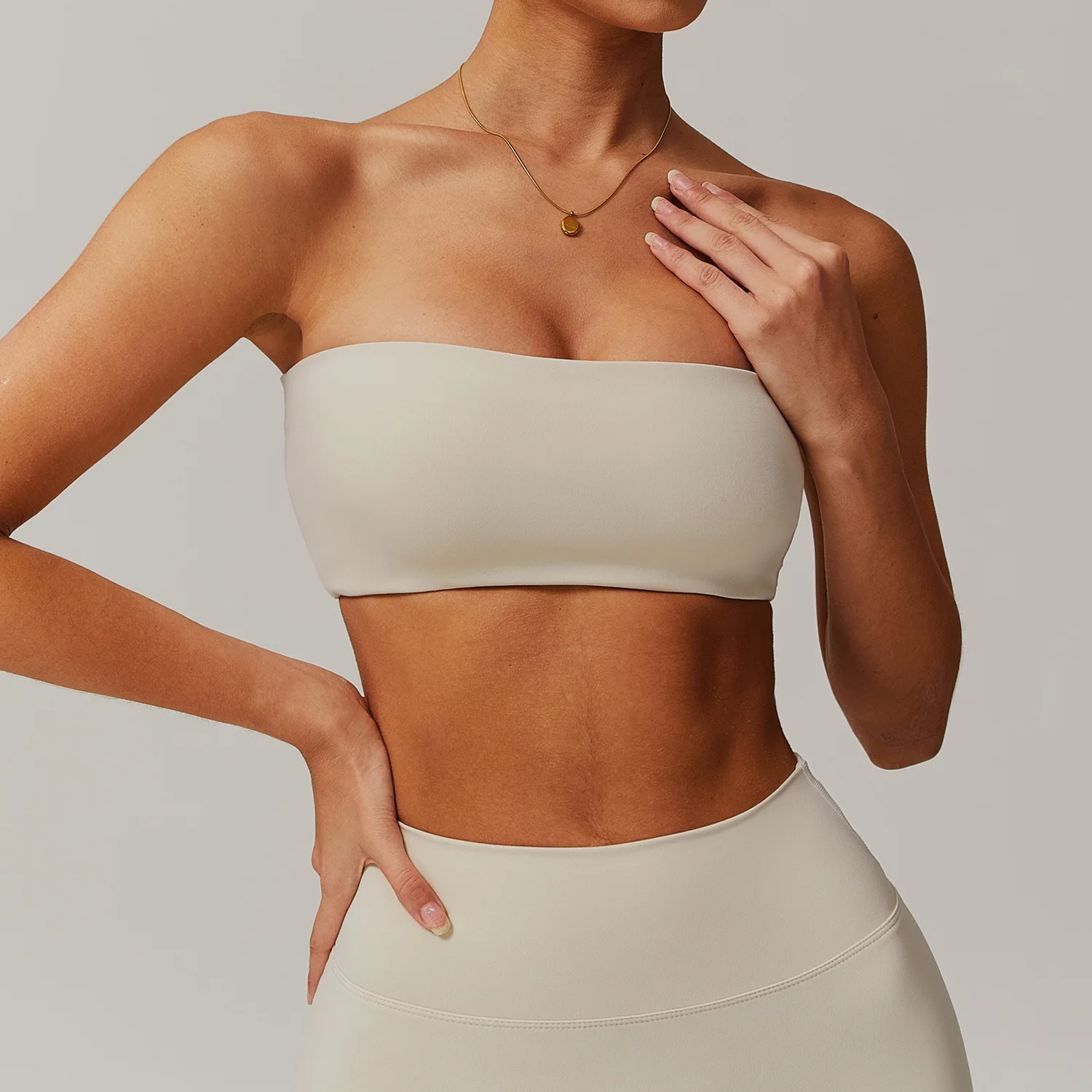 حمالة صدر رياضية نسائية بدون خ - مراجعة Pilates Yoga Wrap Top وسعره