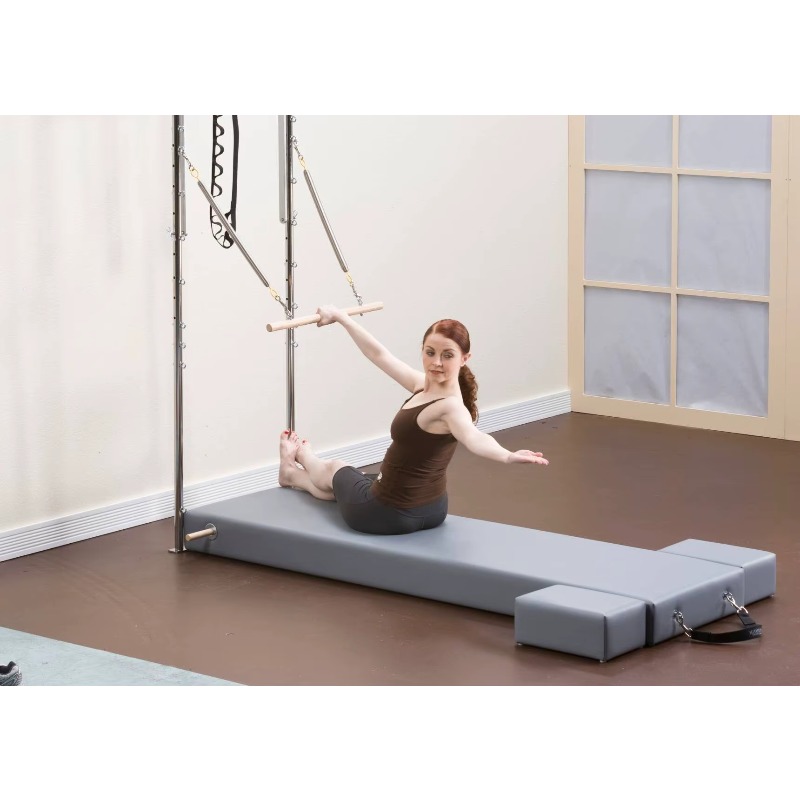 سرير تدريب بيلاتس خشبي قابل لل - مراجعة Pilates Yoga Reformer وسعره