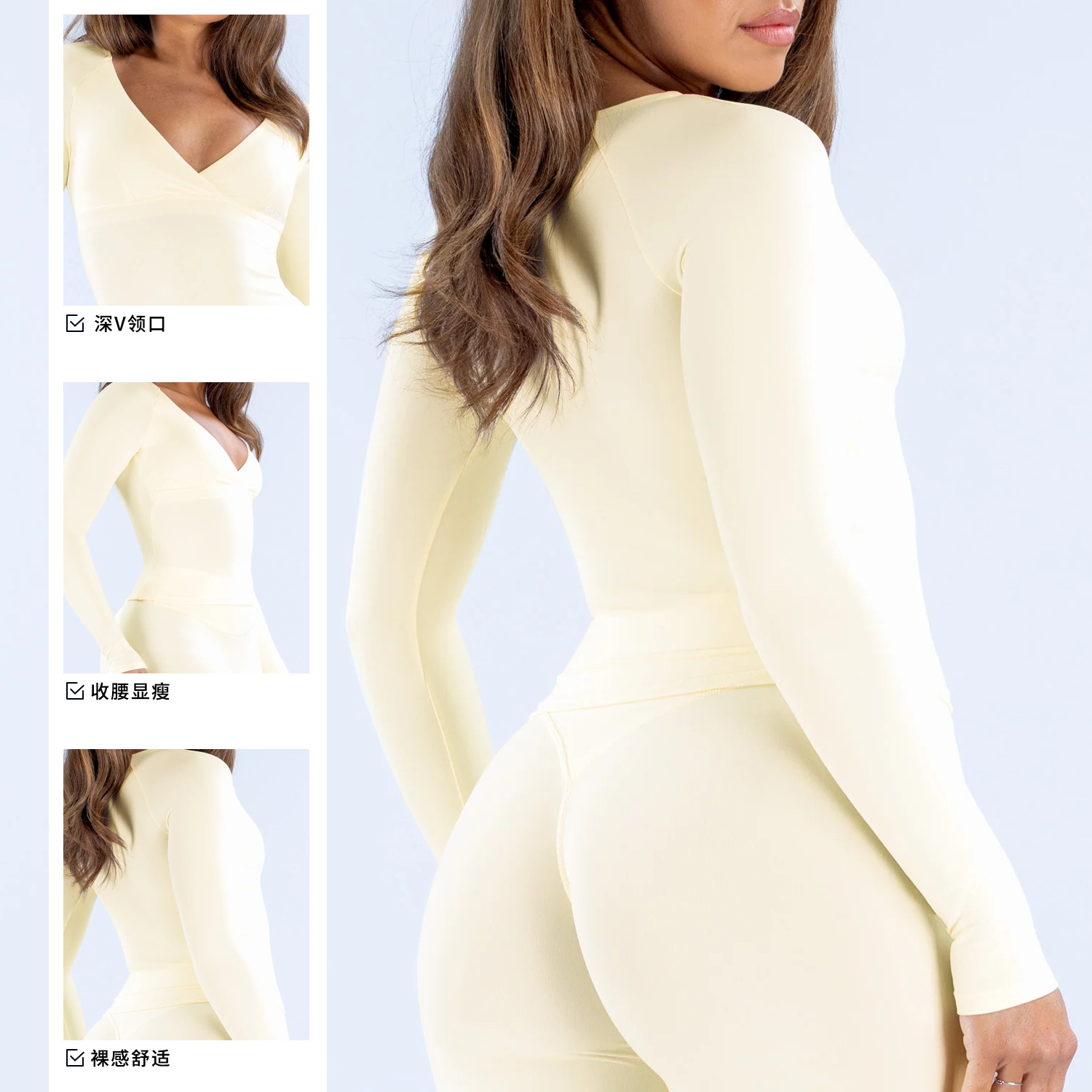 بلوزة رياضية نسائية طويلة الأك - مراجعة Pilates Yoga Wrap Top وسعره