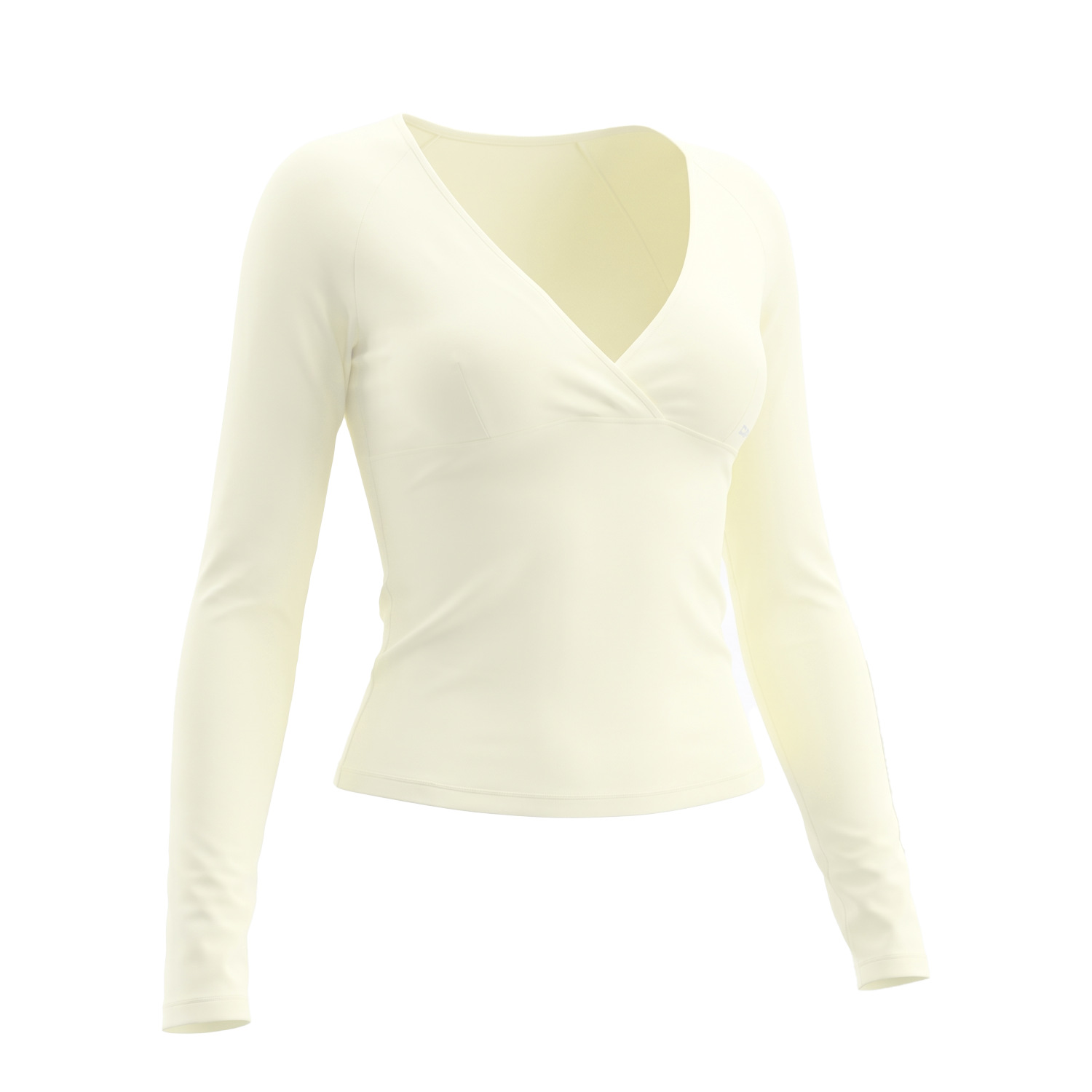 بلوزة رياضية نسائية طويلة الأك - مراجعة Pilates Yoga Wrap Top وسعره