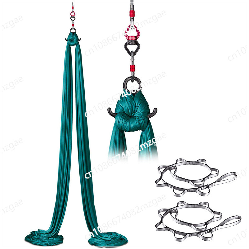 أرجوحة يوجا هوائية مطاطية من ا - مراجعة Aerial Silk Hammock وسعره