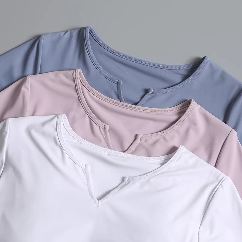 قميص يوجا نسائي مع وسادة للصدر - مراجعة Pilates Yoga Wrap Top وسعره