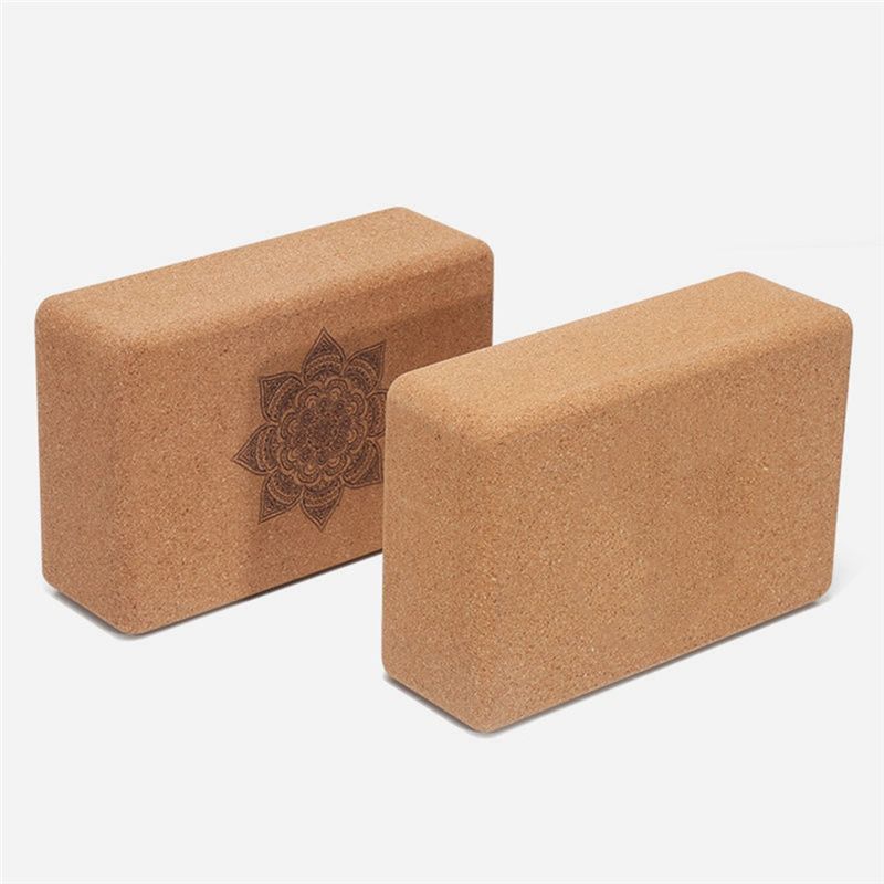 AED2-كتلة يوغا من الفلين، قوال - مراجعة Yoga Block Cork وسعره