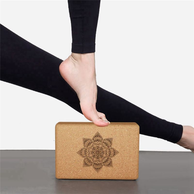 AED2-كتلة يوغا من الفلين، قوال - مراجعة Yoga Block Cork وسعره