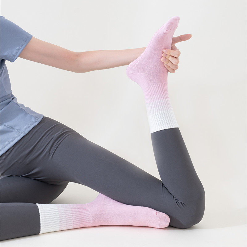 جوارب للفتيات بتدرج لوني، جوار - مراجعة Yoga Pilates Girl وسعره