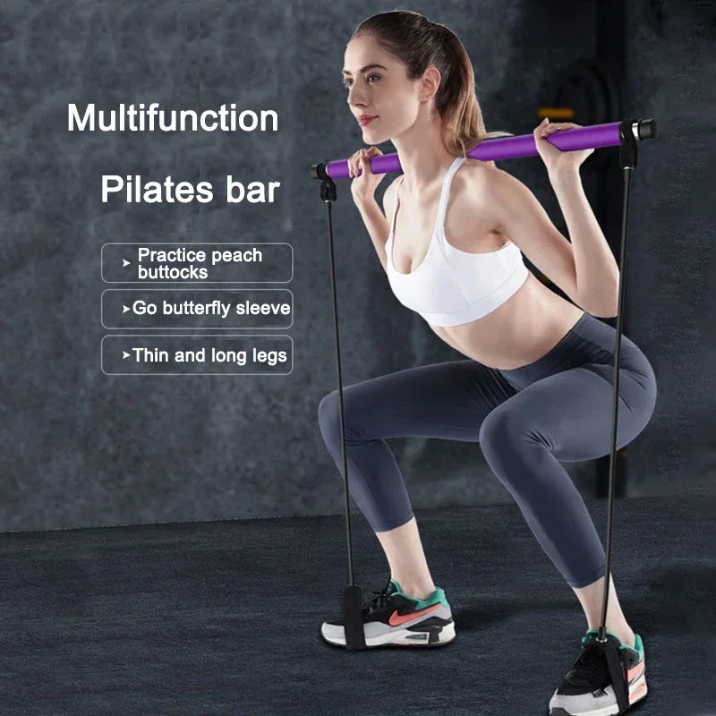 قضيب بيلاتس متعدد الوظائف لليو - مراجعة Pilates Yoga For Weight Loss وسعره