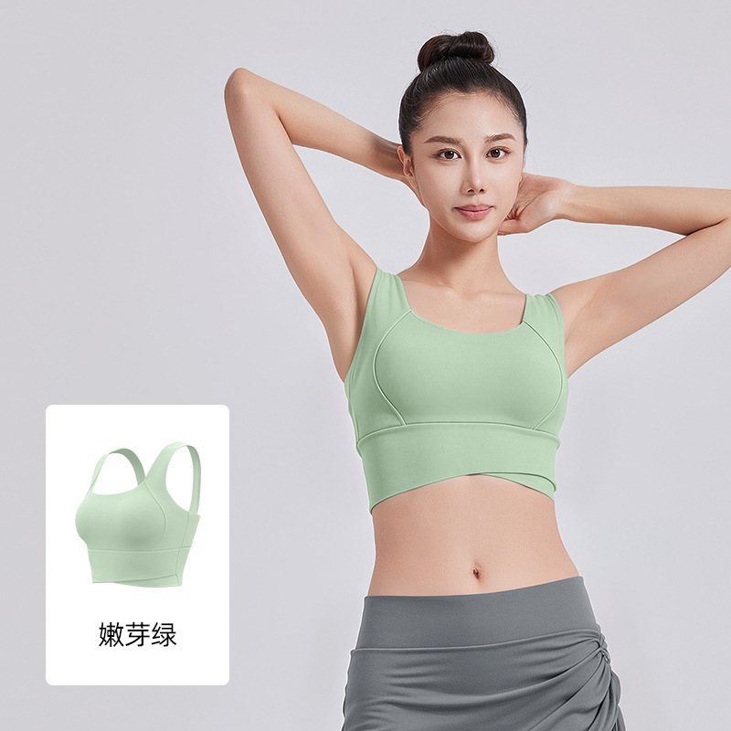 حمالة صدر رياضية نسائية عالية  - مراجعة Pilates Yoga Wrap Top وسعره
