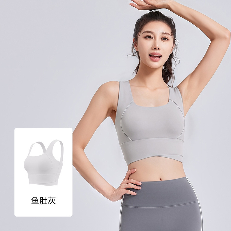 حمالة صدر رياضية نسائية عالية  - مراجعة Pilates Yoga Wrap Top وسعره