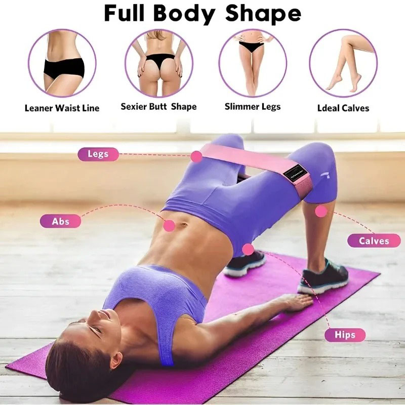 3 قطع من أربطة مقاومة قماشية ل - مراجعة Pilates Yoga Reformer وسعره