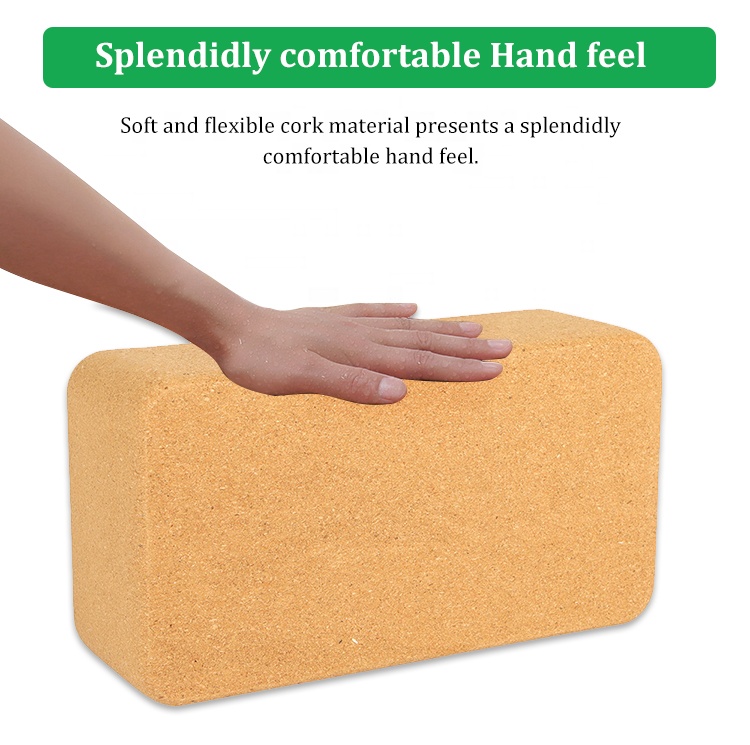 صديقة للبيئة عالية الكثافة الص - مراجعة Yoga Block Cork وسعره