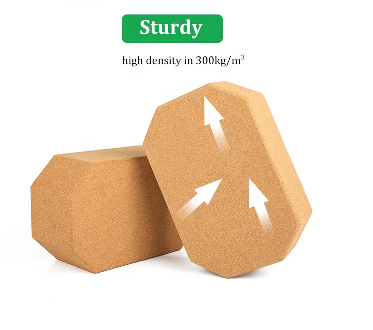 صديقة للبيئة عالية الكثافة الص - مراجعة Yoga Block Cork وسعره
