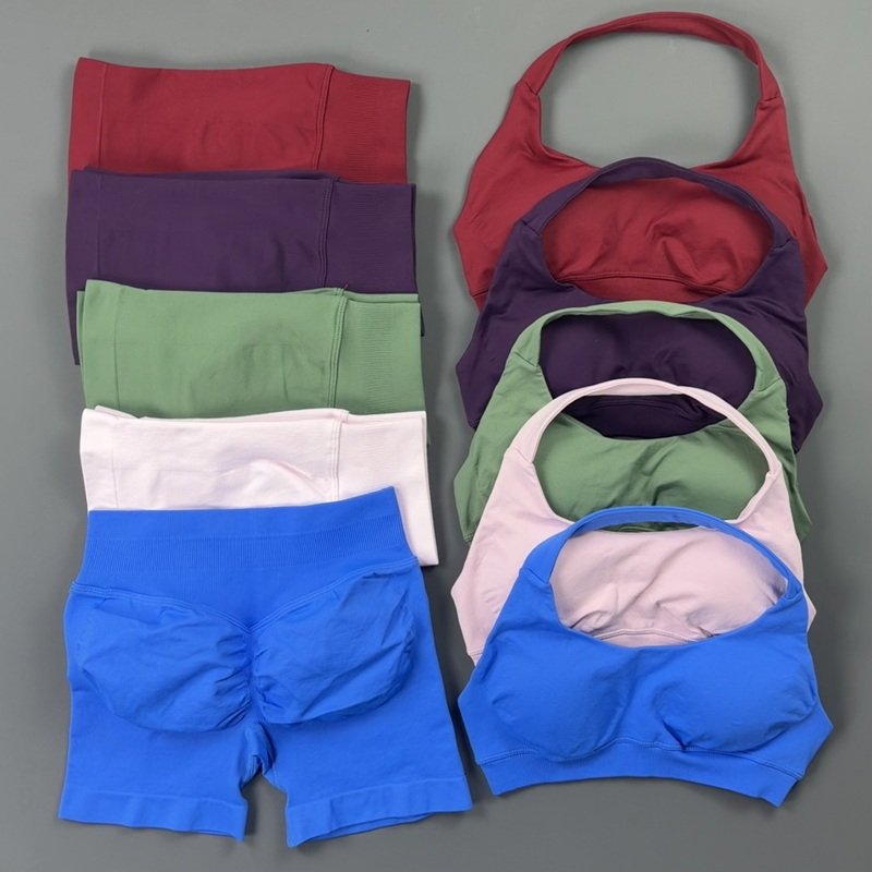 طقم رياضي نسائي من قطعتين من ه - مراجعة Pilates Yoga Wrap Top وسعره
