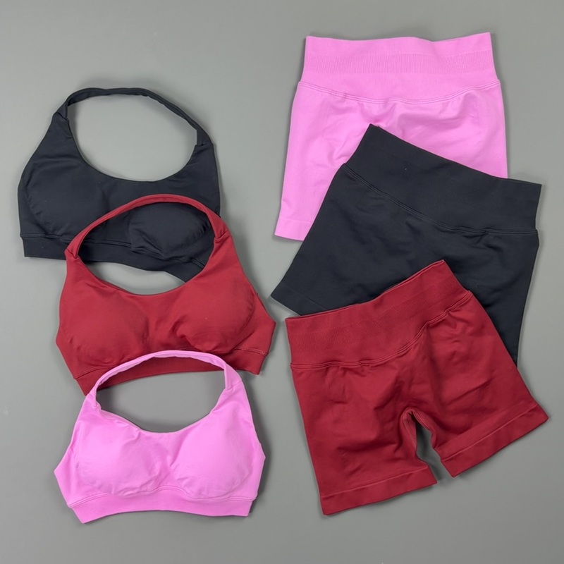 طقم رياضي نسائي من قطعتين من ه - مراجعة Pilates Yoga Wrap Top وسعره