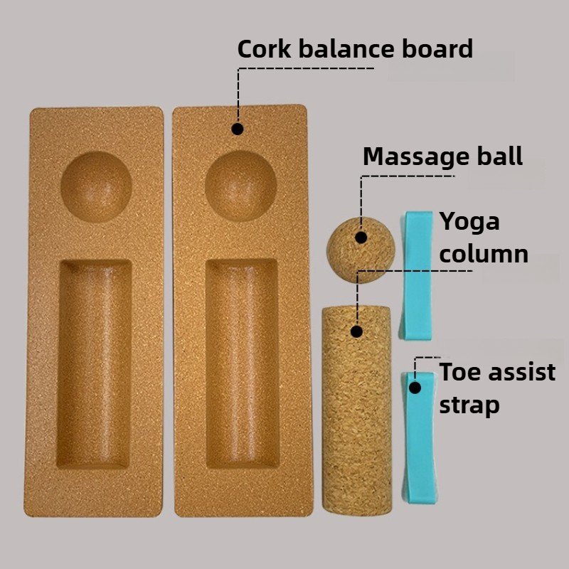 لوح توازن من الفلين، معدات يوغ - مراجعة Yoga Block Cork وسعره