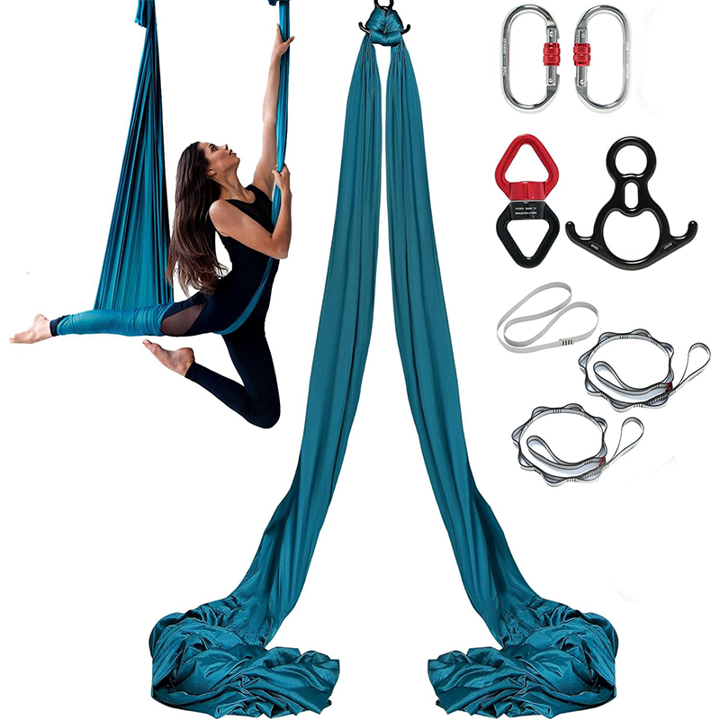 مجموعة أرجوحة يوغا هوائية من ا - مراجعة Aerial Silk Hammock وسعره