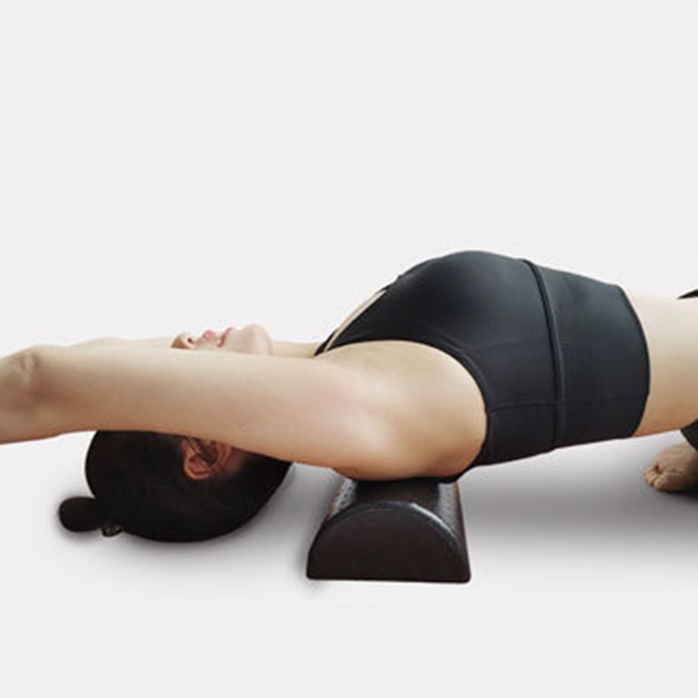 أسطوانة تدليك نصف دائرية لليوغ - مراجعة Pilates Yoga Roller وسعره