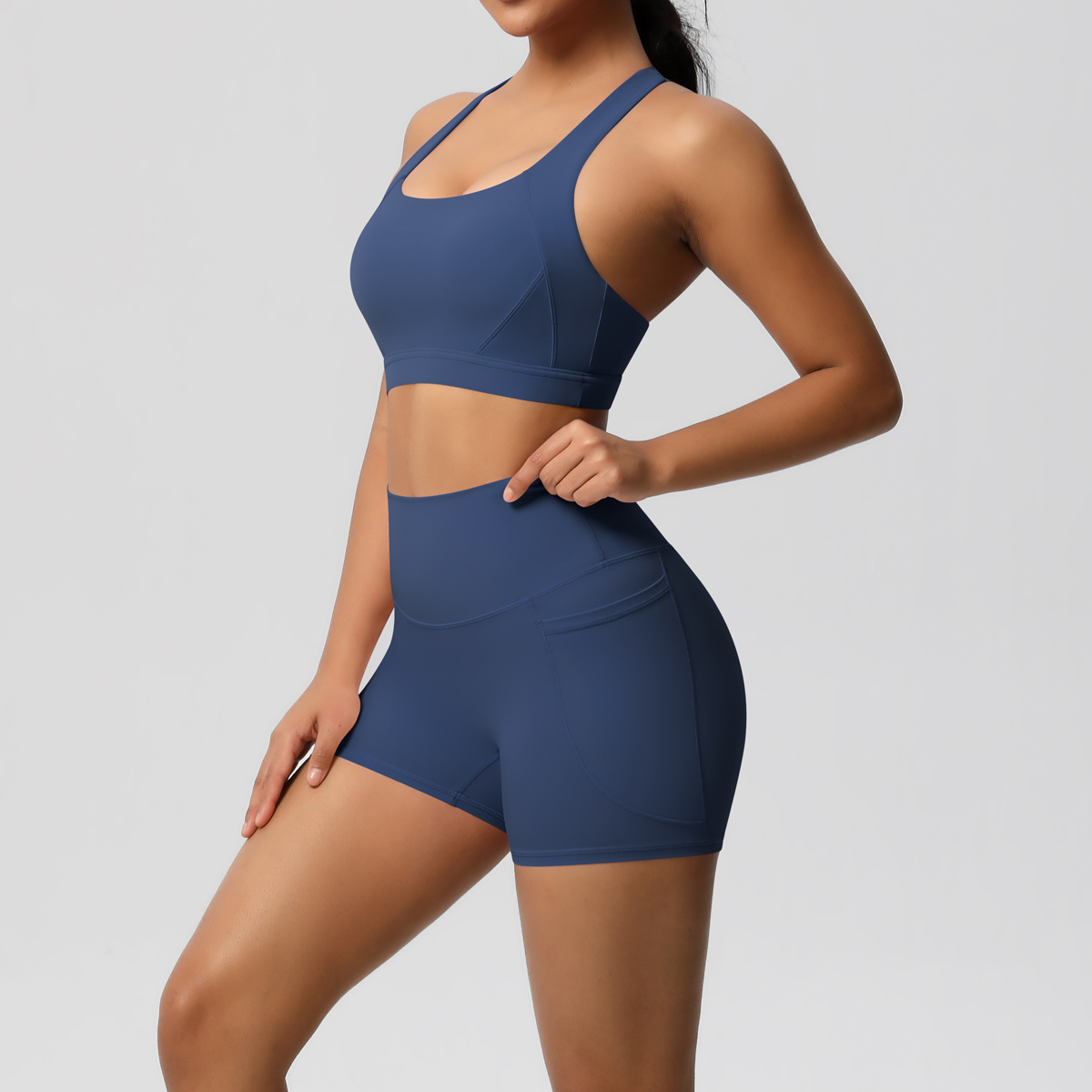 2 قطعة ملابس رياضية مع جيوب ال - مراجعة Pilates Yoga Gear وسعره