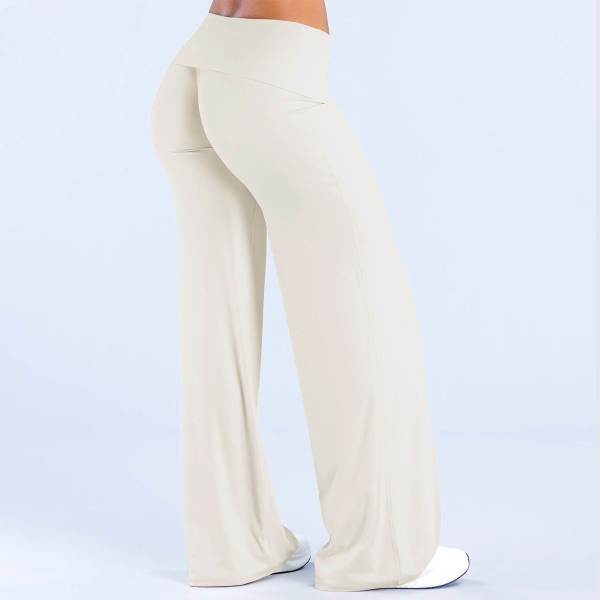 بنطلون يوجا نسائي واسع الساق م - مراجعة Pilates Yoga Legging وسعره