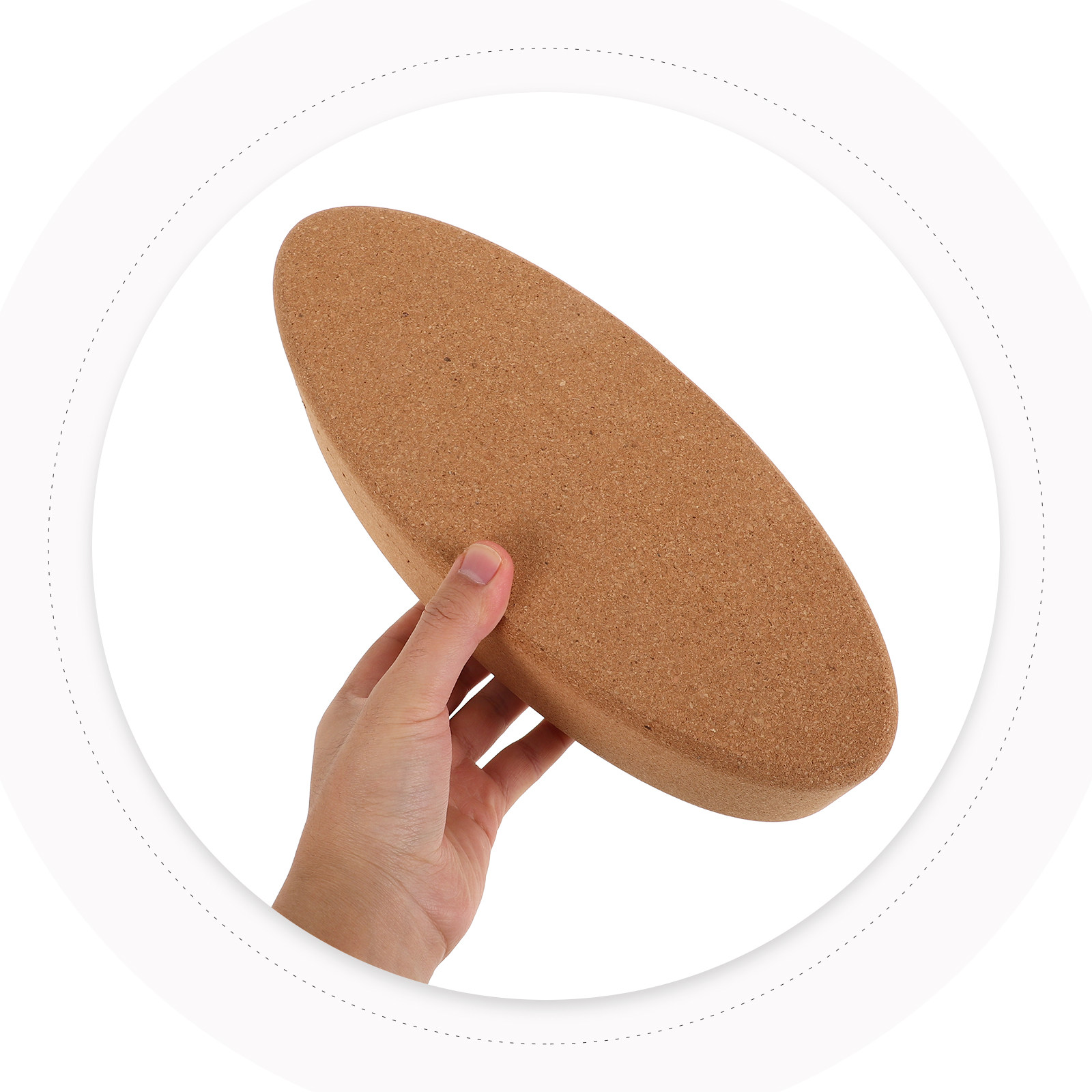 قوالب يوغا بيضاوية من الفلين ل - مراجعة Yoga Block Cork وسعره