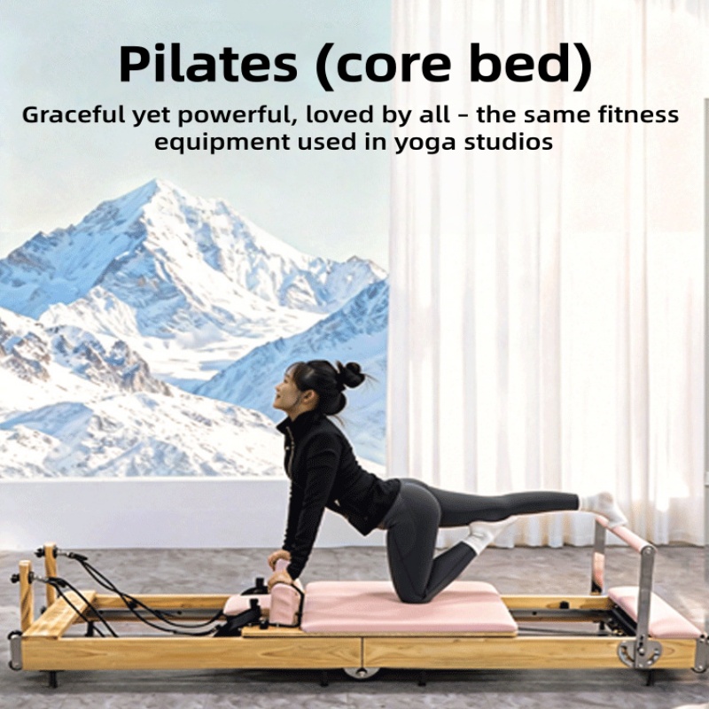 سرير بيلاتس قابل للطي من خشب ا - مراجعة Pilates Yoga Studio وسعره