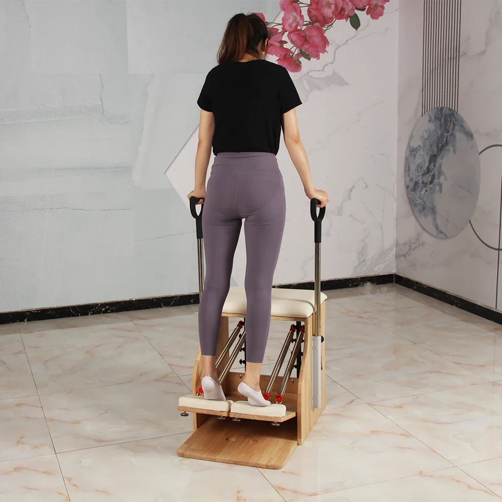 SQ FITNSS توازن المنزل الجسم ا - مراجعة Pilates Chair Wunda وسعره